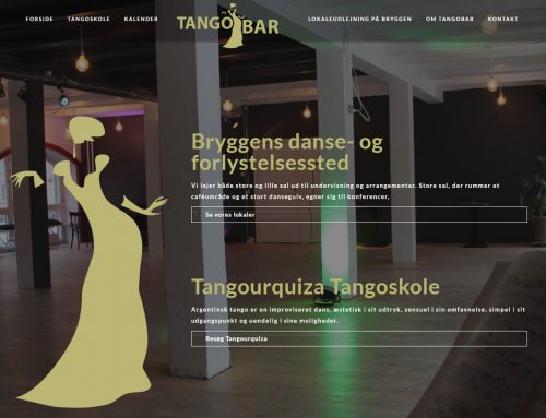 Hjemmeside til Tangobar