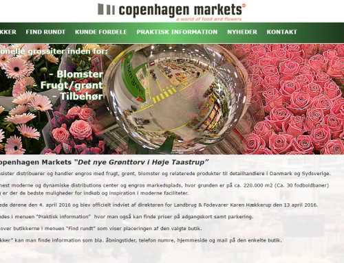 Hjemmeside til Copenhagen Markets